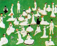 Kazimir Malevich - Rest. Society in Top Hats